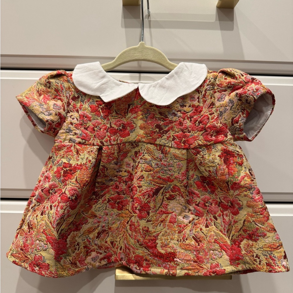 La Coqueta Baby Brocade Dress 3M